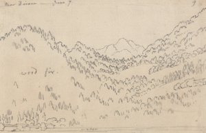 6月7日、ブリクセンの近く 作： John Robert Cozens